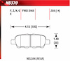 Blue 9012 Disk Brake Pads Infiniti FX35, FX45, G35, M35, for Nissan 350Z, fits Altima, Maxima, Murano, Quest - image 1
