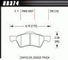 Disc Brake Pad HPS Performance Street w/0.700 Thickness - image 1