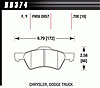 Disc Brake Pad LTS w/0.700 Thickness - image 1