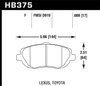 Disc Brake Pad HPS Performance Street w/0.669 Thickness - image 2