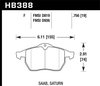 Disc Brake Pad HPS Performance Street w/0.756 Thickness - image 2