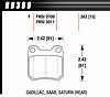 Disc Brake Pad HPS Performance Street w/0.583 Thickness - image 1