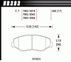 Disc Brake Pad LTS w/0.665 Thickness