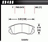 Disc Brake Pad HPS Performance Street w/0.665 Thickness - image 1