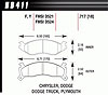 Disc Brake Pad HPS Performance Street w/0.717 Thickness - image 1