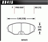 Disc Brake Pad HPS Performance Street w/0.583 Thickness - image 1