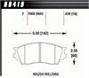 Disc Brake Pad HPS Performance Street w/0.634 Thickness - image 1
