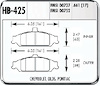 Disc Brake Pad HPS Performance Street w/0.661 Thickness - image 1