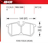 Blue 9012 Disk Brake Pads Ford Focus - image 1