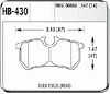Performance Brake REAR PADS FORD FOCUS - image 1