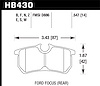 DTC-30 BRAKE PADS Ford Focus Rear - image 1