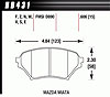Disc Brake Pad Performance Ceramic w/0.606 Thickness - image 1