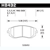 Disc Brake Pad Performance Ceramic w/0.661 Thickness - image 1