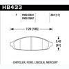 Disc Brake Pad HPS Performance Street w/0.654 Thickness - image 2