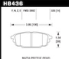 BLUE 9012 BRAKE PADS Mazda Ptotoge Rear - image 1