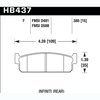 Disc Brake Pad HPS Performance Street w/0.585 Thickness - image 2