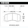 Disc Brake Pad Performance Ceramic w/0.606 Thickness - image 1