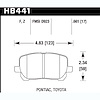 Disc Brake Pad Performance Ceramic w/0.661 Thickness - image 1