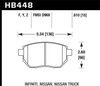 Disc Brake Pad Performance Ceramic w/0.610 Thickness - image 2