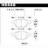 Disc Brake Pad Performance Ceramic w/0.679 Thickness - image 1