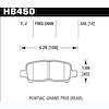 Disc Brake Pad Performance Ceramic w/0.555 Thickness - image 1