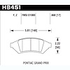 Disc Brake Pad Performance Ceramic w/0.668 Thickness - image 1