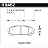 Disc Brake Pad Performance Ceramic w/0.545 Thickness - image 1