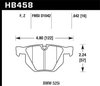 Disc Brake Pad HPS Performance Street w/0.642 Thickness - image 3