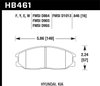 Disc Brake Pad HPS Performance Street w/0.634 Thickness - image 4