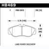 Disc Brake Pad HPS Performance Street w/0.705 Thickness - image 2