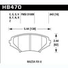 Blue 9012 Disk Brake Pads Mazda RX-8 - image 2