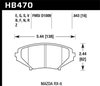 Performance Brake HAWK PADS 04 RX8 FRONT - image 4