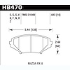 Disc Brake Pad Performance Ceramic w/0.643 Thickness - image 1