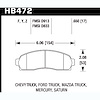 Performance Ceramic Brake Pads Ford, Chevy, Mazda, Mercury, Saturn - image 1