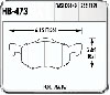 Disc Brake Pad LTS w/0.752 Thickness - image 1