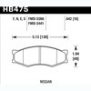 Blue 9012 Disk Brake Pads Infiniti M30, for Nissan 200SX, 300ZX, Maxima, Pickup D21, Pulsar, Pulsar NX, Stanza - image 2