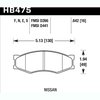 Disc Brake Pad HPS Performance Street w/0.642 Thickness - image 2