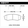 Disc Brake Pad HPS Performance Street w/0.610 Thickness - image 2