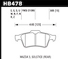 DTC-30 BRAKE PADS Mazda 3 Solstice Rear