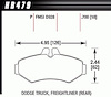 Disc Brake Pad SuperDuty w/0.700 Thickness - image 1