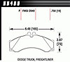 Disc Brake Pad SuperDuty w/0.750 Thickness - image 1