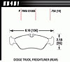 Disc Brake Pad SuperDuty w/0.750 Thickness - image 1
