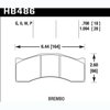 Disc Brake Pad DTC-60 w/1.094 Thickness - image 2