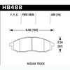 Disc Brake Pad HPS Performance Street w/0.629 Thickness - image 2