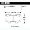 Disc Brake Pad LTS w/0.665 Thickness - image 2
