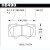 Disc Brake Pad Performance Ceramic w/0.665 Thickness - image 1