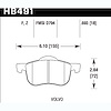 Disc Brake Pad Performance Ceramic w/0.693 Thickness - image 1