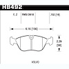 Disc Brake Pad Performance Ceramic w/0.732 Thickness - image 1