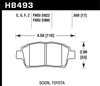 Disc Brake Pad HPS Performance Street w/0.650 Thickness - image 4