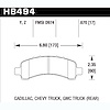 Disc Brake Pad Performance Ceramic w/0.670 Thickness - image 1